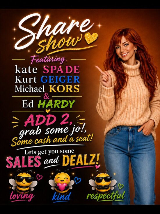 Handbags - 🍑Spade, Geiger, Kors & ed Hardy  Share Show🍑💃Come Play Family Feud